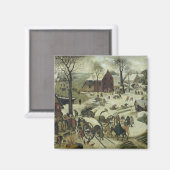 Die Volkszählung in Bethlehem 2 Magnet (Vorderseite/Rückseite)