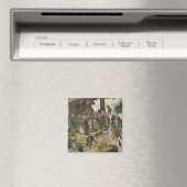 Die Volkszählung in Bethlehem 2 Magnet (In Situ (Geschirrspüler))