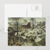 Die Volkszählung in Bethlehem 2 Postkarte (Vorne/Hinten)