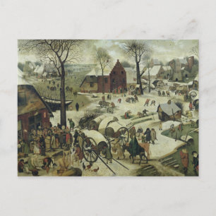 Die Volkszählung in Bethlehem 2 Postkarte
