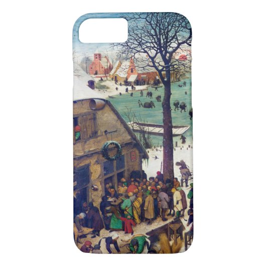 Die Volkszählung in Bethlehem, Pieter Bruegel Case-Mate iPhone Hülle (Rückseite)