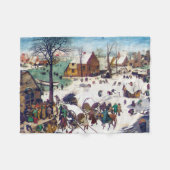 Die Volkszählung in Bethlehem, Pieter Bruegel Fleecedecke (Vorderseite (Horizontal))