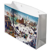 Die Volkszählung in Bethlehem, Pieter Bruegel Große Geschenktüte (Rückseite Schrägansicht)