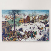 Die Volkszählung in Bethlehem, Pieter Bruegel Puzzle (Horizontal)