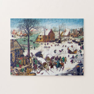 Die Volkszählung in Bethlehem, Pieter Bruegel Puzzle
