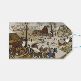 Die Volkszählung in Bethlehem (von Pieter Bruegel) Geschenkanhänger