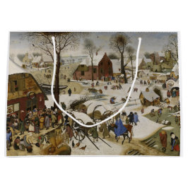 Die Volkszählung in Bethlehem (von Pieter Bruegel) Große Geschenktüte