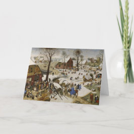 Die Volkszählung in Bethlehem (von Pieter Bruegel) Karte