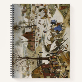 Die Volkszählung in Bethlehem (von Pieter Bruegel) Notizblock