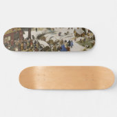Die Volkszählung in Bethlehem (von Pieter Bruegel) Skateboard (Horizontal)
