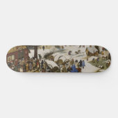Die Volkszählung in Bethlehem (von Pieter Bruegel) Skateboard (Horizontal)