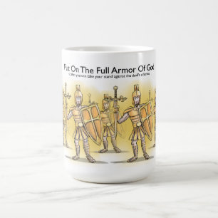 Die volle Rüstung Gottes anbringen Kaffeetasse