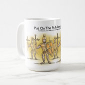 Die volle Rüstung Gottes anbringen Kaffeetasse (Vorderseite Links)
