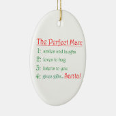 Die vollkommene männlich-ovale Verzierung Keramikornament (Rechts)