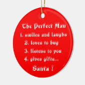 Die vollkommene Menschenkreisverzierung Keramik Ornament (Links)