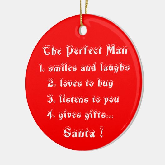 Die vollkommene Menschenkreisverzierung Keramik Ornament (Links)