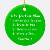 Die vollkommene Menschenkreisverzierung Keramik Ornament (Hinten)