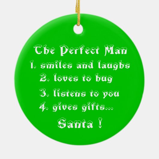 Die vollkommene Menschenkreisverzierung Keramik Ornament (Hinten)