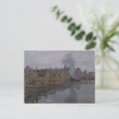 Die von Claude Monet reparierte Brücke Postkarte (Stehend Vorderseite)