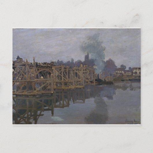 Die von Claude Monet reparierte Brücke Postkarte (Vorderseite)