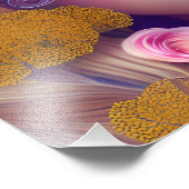 Die von der ukrainischen Kultur Inspirierte Blumen Fotodruck (Ecke)