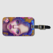 Die von der ukrainischen Kultur Inspirierte Blumen Gepäckanhänger (Vorderseite (Horizontal))