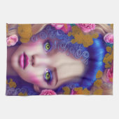 Die von der ukrainischen Kultur Inspirierte Blumen Geschirrtuch (Horizontal)