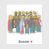 Die von Gott geliebten Todesopfer Aufkleber (Blatt)