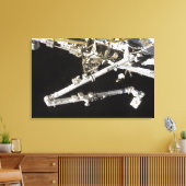 Die von Kanada gebaute Raumstation Leinwanddruck (Insitu (Wohnzimmer))