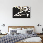 Die von Kanada gebaute Raumstation Leinwanddruck (Insitu (Schlafzimmer))