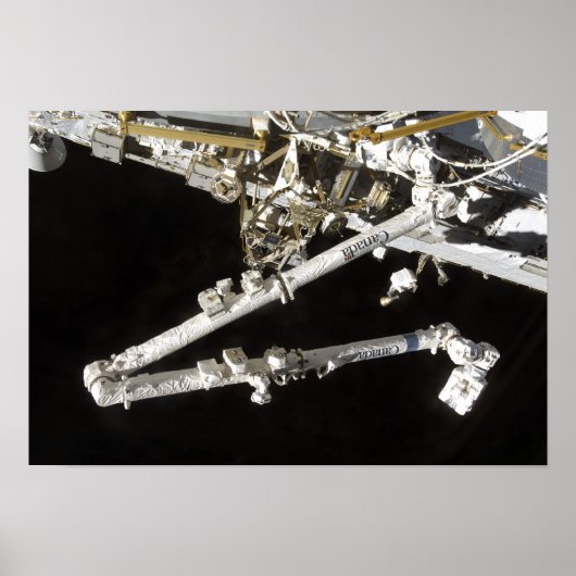 Die von Kanada gebaute Raumstation Poster (Vorne)
