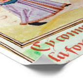 Die von Ketzern angegriffen Kirche in Flandern Poster (Ecke)