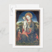 Die von Leonello d'Este bewunderte Madonna der Dem Postkarte (Vorne/Hinten)