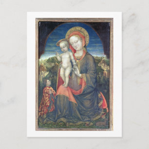 Die von Leonello d'Este bewunderte Madonna der Dem Postkarte