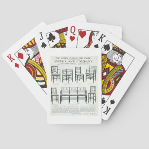Die von Morris und Spielkarten