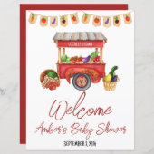 Die vor Ort gezüchtete Baby-Dusche auf dem Bauernm (Vorne/Hinten)