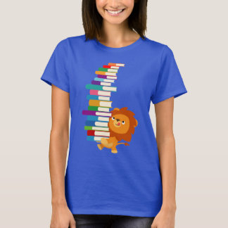 Die Voracious Reader (Cartoon Lion) Frauen T - Shi T-Shirt