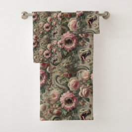 Die Voracious Verdants - Gotisch Viktorianisch Badhandtuch Set