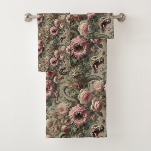 Die Voracious Verdants - Gotisch Viktorianisch Badhandtuch Set (Insitu)