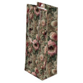 Die Voracious Verdants - Gotisch Viktorianisch Geschenktüte Für Weinflaschen (Rückseite Schrägansicht)