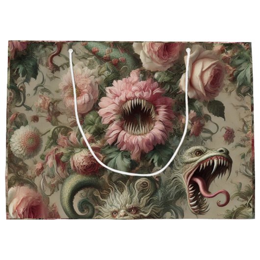 Die Voracious Verdants - Gotisch Viktorianisch Große Geschenktüte (Rückseite)