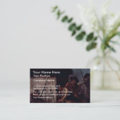 Die Vorbereitung der Gewehre" durch Longhi Pietro Visitenkarte (Stehend Vorderseite)