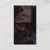 Die Vorbereitung der Gewehre" durch Longhi Pietro Visitenkarte (Rückseite)