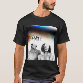 Die vorderen Untertöne - Grauer, essenzieller T - T-Shirt