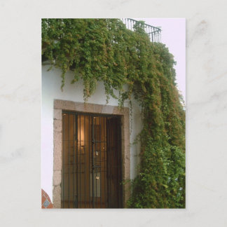 Die Vorderseite eines Gebäude in Taxco mit einem R Postkarte