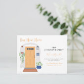 Die Vordertür für Wasserfarben wurde um eine neue  Postkarte (Stehend Vorderseite)