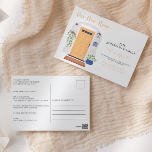 Die Vordertür für Wasserfarben wurde um eine neue  Postkarte