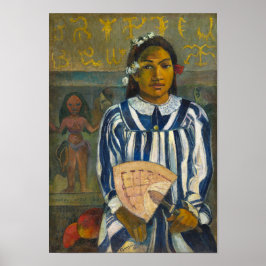 Die Vorfahren von Tehamana | Paul Gauguin | Poster