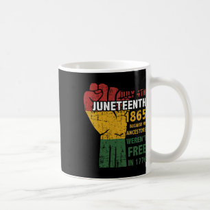 Die Vorfahren waren im 4. Juli 1865 nicht frei Kaffeetasse
