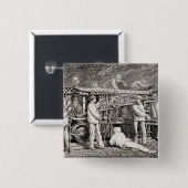 Die vorgerückte Galerie auf der französischen Button (Vorne & Hinten)